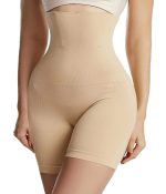 Body Shaper Underwear S-Shaped Waist Trainer High-Waist Shapewear Shorts for Tummy Control