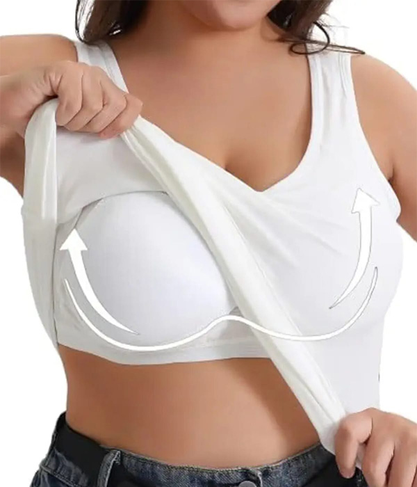WhatsApp Image 2026-08-14 at 1.44.09 AM Womens Camisole Tank Top with Shelf Bra Adjustable Wide Strap Basic Undershirt - Image 1