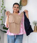 Womens Camisole Tank Top with Shelf Bra Adjustable Wide Strap Basic Undershirt - Image 5