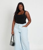 Womens Camisole Tank Top with Shelf Bra Adjustable Wide Strap Basic Undershirt - Image 6